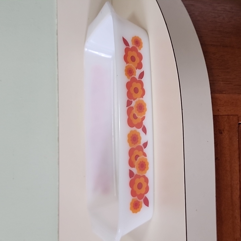 Htf France Arcopal Lotus Baking Dish Casserole Like New